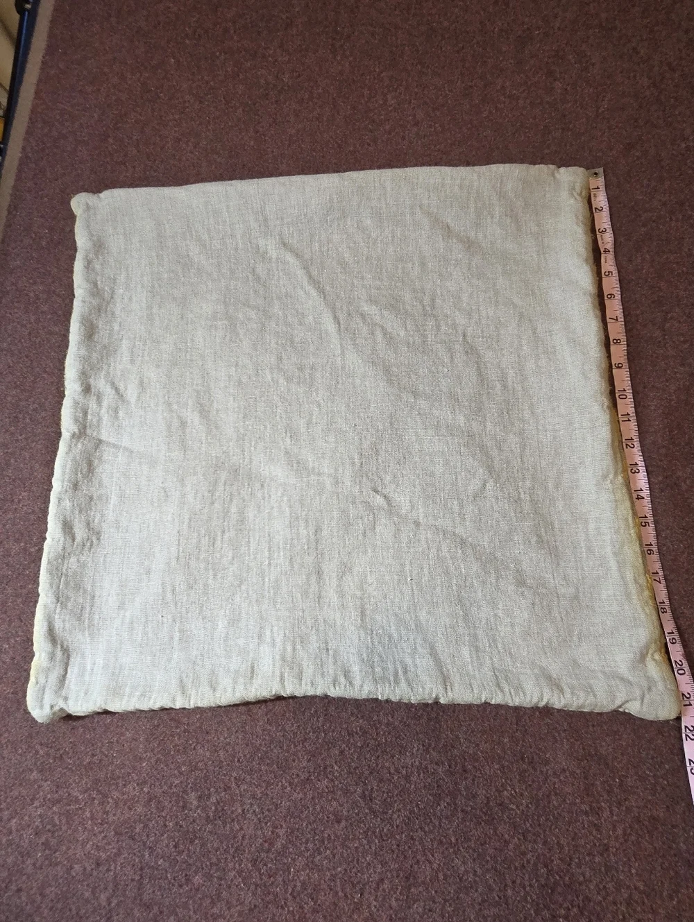 Pillow Case 22x22 No Tag Feels Like Cotton